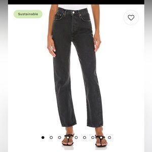 AGOLDE 90’s Pinch Waist Jeans - Black Tea